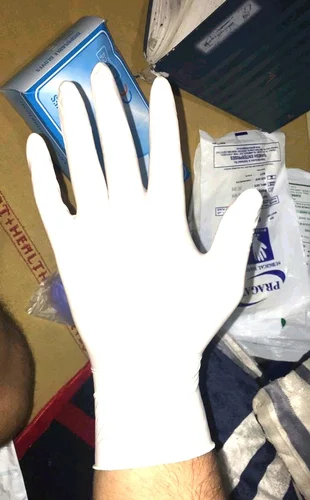 RUBBER SURGICAL HAND GLOVES